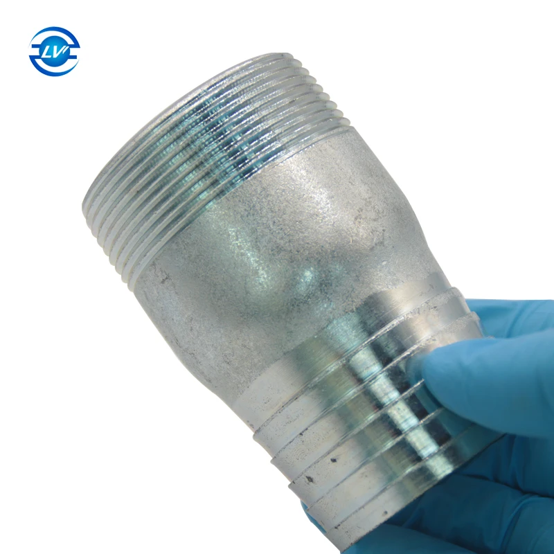 Холоднооцинкованная черная сталь Astm A733 Npt Thread Sch40 Sch80 фитинги труб