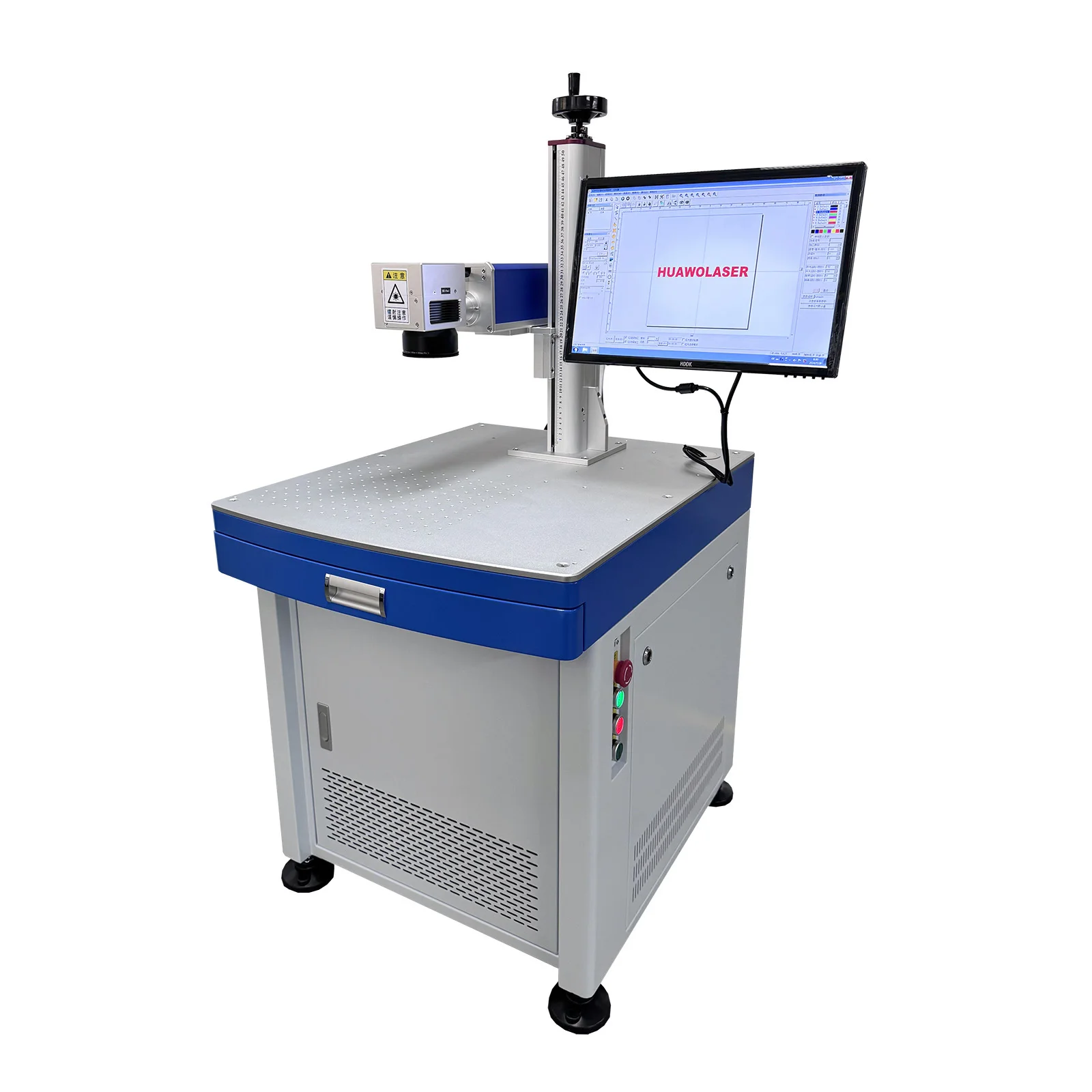 New 50W JPT Brand Metal Fiber Laser Marking Machine Gold Silver Stainless Steel Industrial Engraving Supports AI Graphic Format
