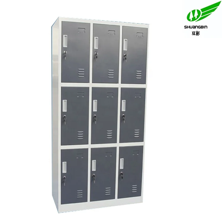 Черный металлический Школьный шкафчик в американском стиле для больших нагрузок