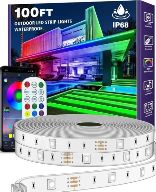 Hongshe оптовая продажа Светодиодная лента RGB для смартфона и пульта дистанционного управления водонепроницаемая IP65 USB-подключение длина 5 м