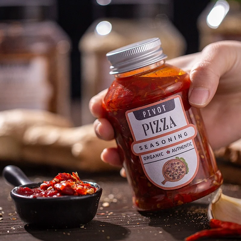 Food grade seasoning packaging cans spice seasoning jar plastic seasoning bottle kitchen spice containers