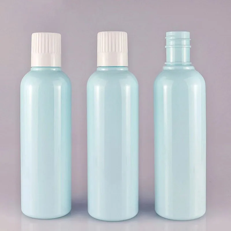 Good Quality 200ml 300ml 500ml Red Black PET Bottles Plastic Mouthwash Squeeze Bottle with New Design