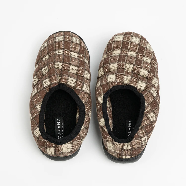 Custom fashion plush fur fuzzy fluffy furry winter warm indoor house home slippers for men