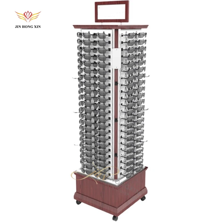 Lens Storage Sunglasses Cabinet Luxury Eyewear Display Cabinets for Optical Store Layout with Lights