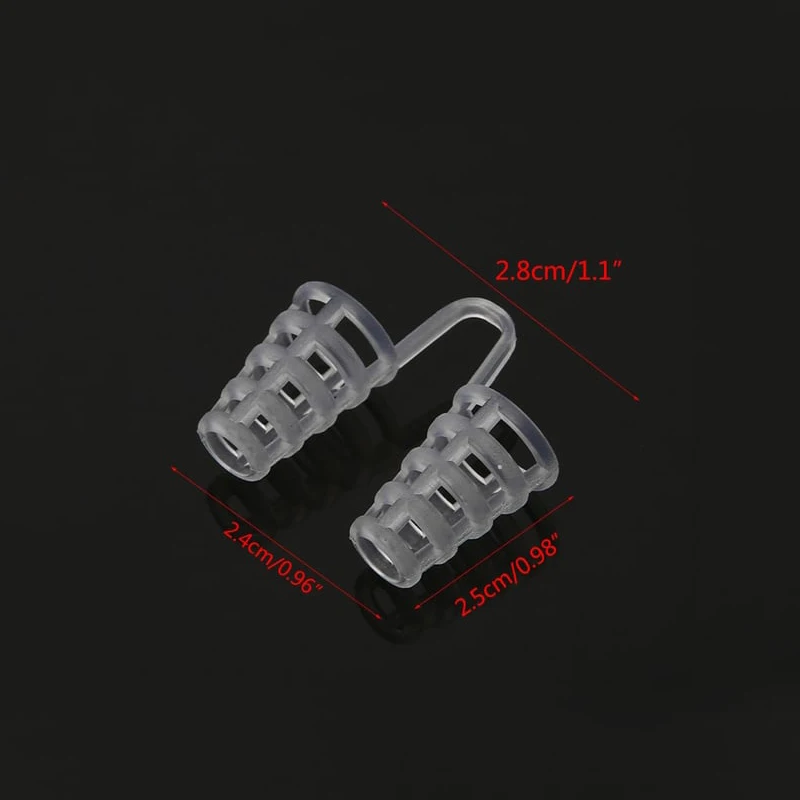 Silicone Rubber Anti-Snoring Device Health Care Nose Plug for Sleep Apnea Anti-Snore Nose Vent Made of Plastic