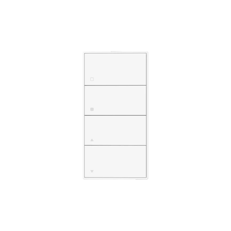 2022 New White Multi-scene Tuya Zigbee Wireless Remote Control Smart Switch