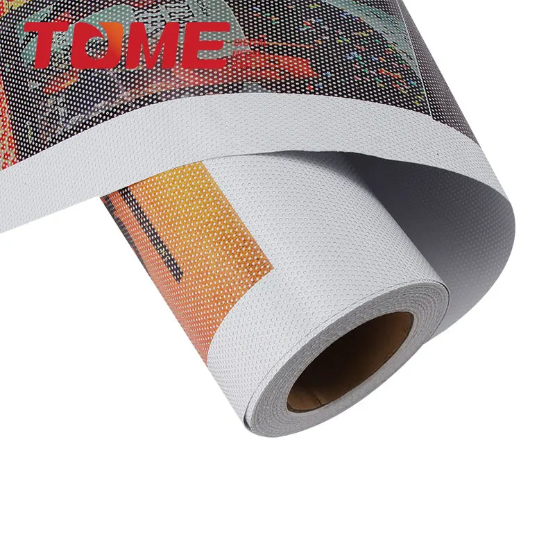 Perforated One Way Vision Mesh Vinyl window sticker Printing