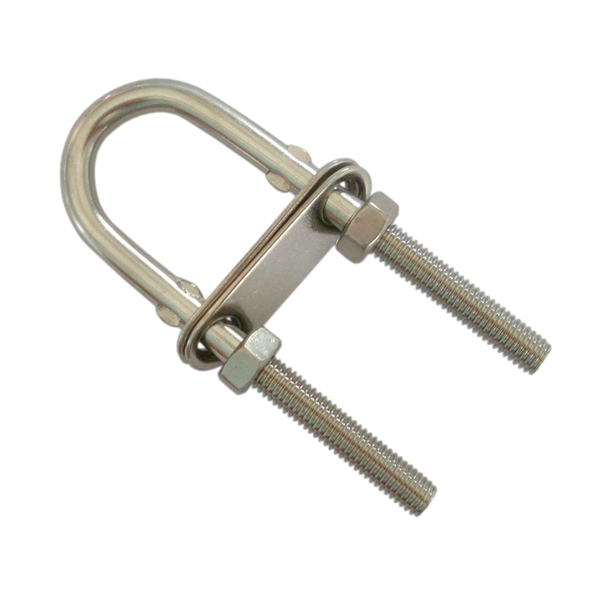 Stainless steel rigging hardware U bolt with security protection