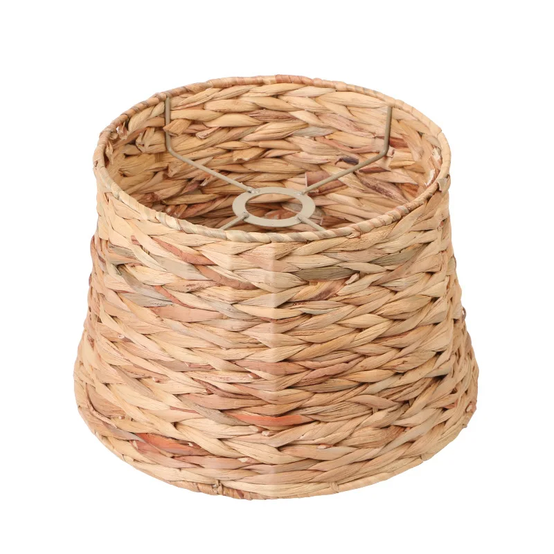 Водяной гиацинт калебас травяной бумажный Плетеный бамбуковый свет из ротанга из водорослей подвесной абажур для декора ресторана большой абажур