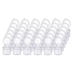 Blank Plastic Storage Containers Empty Acrylic Paint Strips Pots