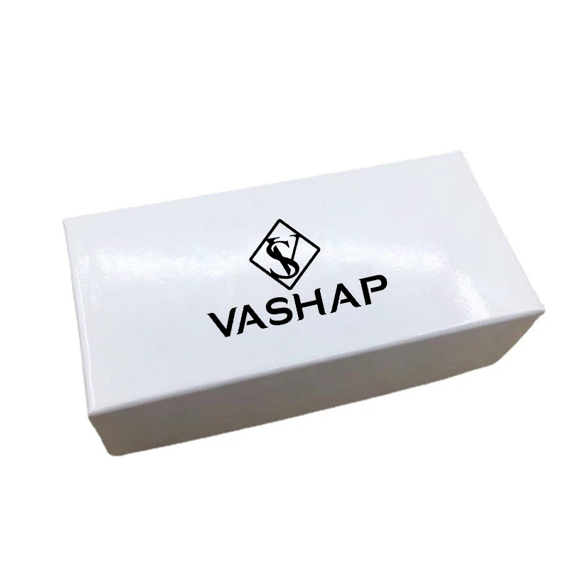 VASHAP  V002 White blick tin box glasses case manufacturer spot wholesale custom LOGO