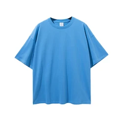 New arrival  premium 100%cotton oversized tshirt custom t shirt plain men t shirts 2021