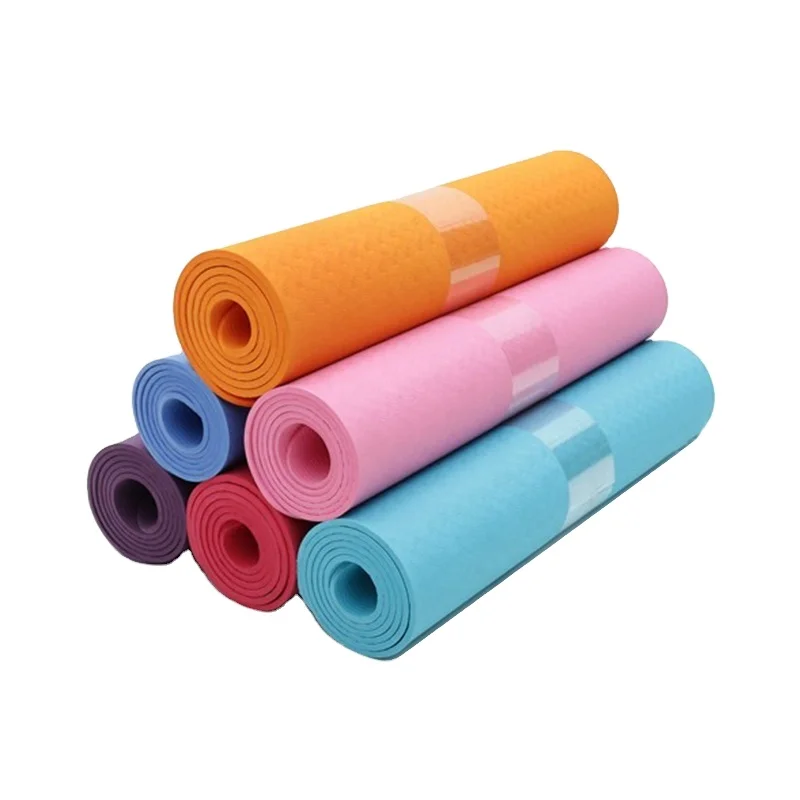
CHEN HONG Wholesale Hot Sale Eco Friendly Single color TPE Yoga Mat 