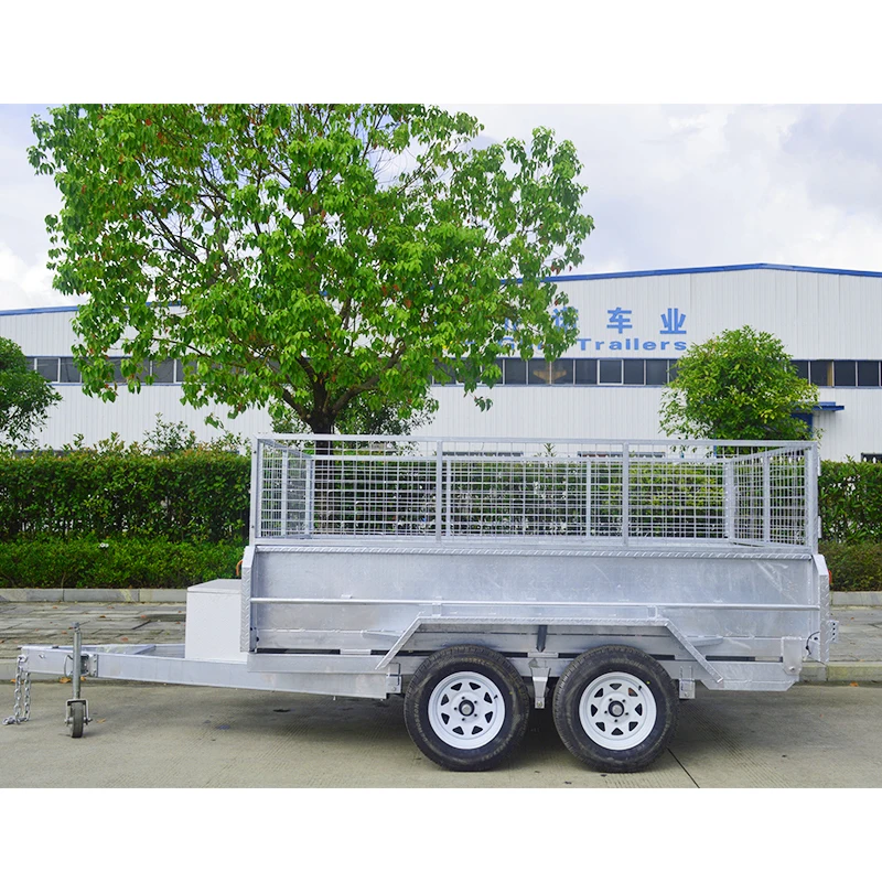 GINO 3500kg Hot Dipped Galvanized Tipper Trailer Chinese Imported
