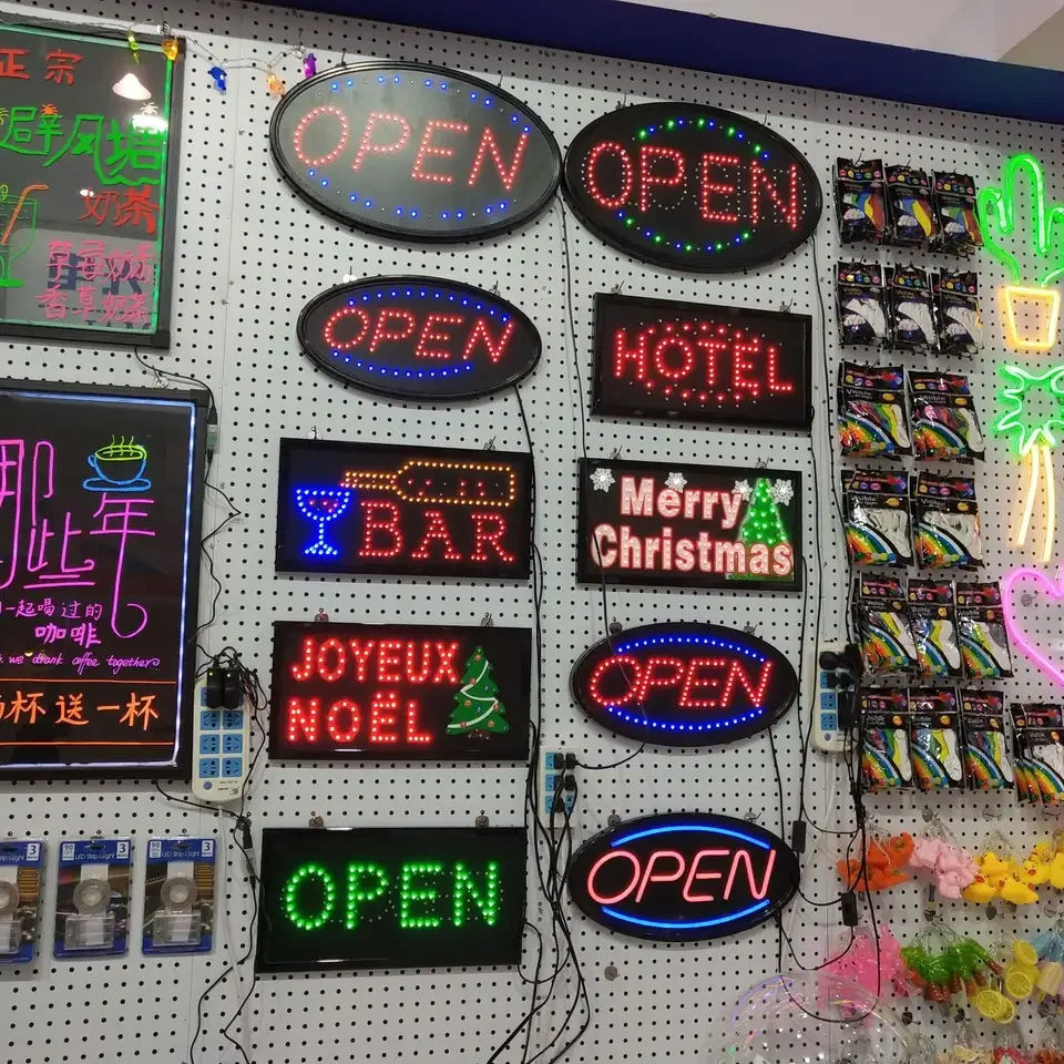 Super Bright Open Led wall Neon Tacos Light Sign board