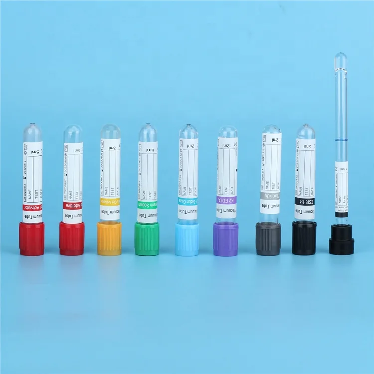 JUNNUO Vacuum Blood Collection Tubes OEM Glass Storage Instrument PET Class/ESR/Sampling/