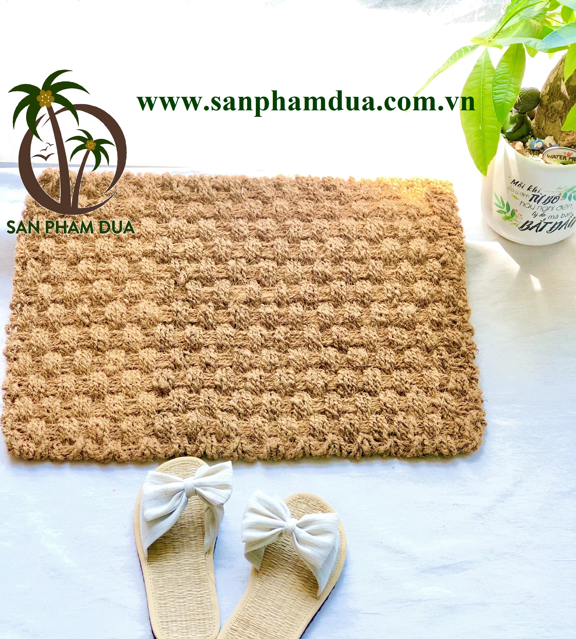 Coconut doormat made in Vietnam nice, durable and eco friendly 100% natural coconut fiber