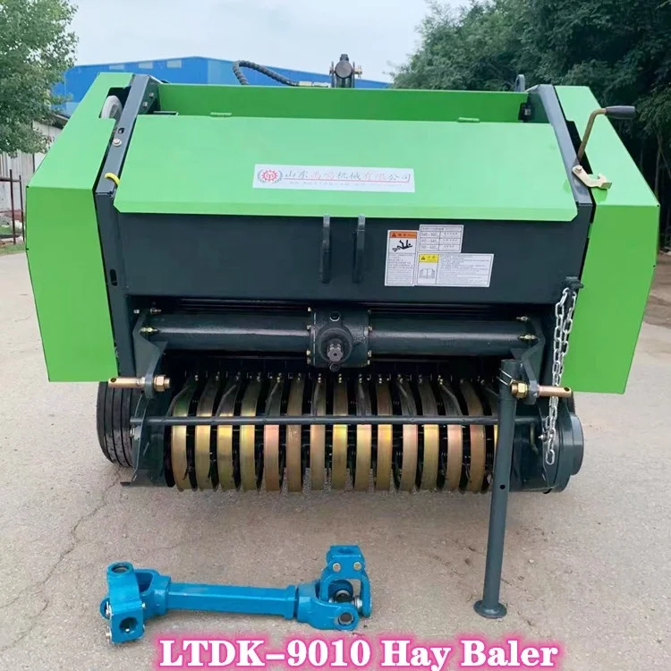 Мини-пресс-подборщик для сеновой соломы с трактором