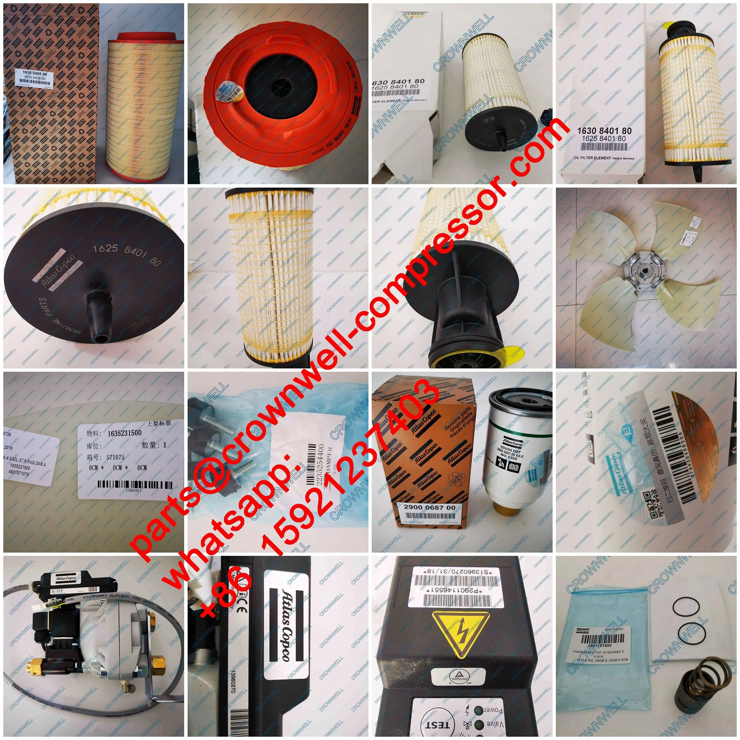 Atlas Copco FAN RAD. 230/400-415/50/75+90 1622393761 Original Genuine