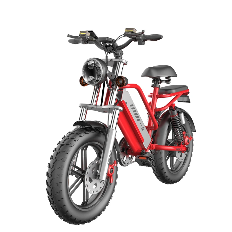 2022 New 20 Inch Fat Tire Electric Bike 48V 1500W Electric Mountain Bike Bicycle electric city bicycle scooter