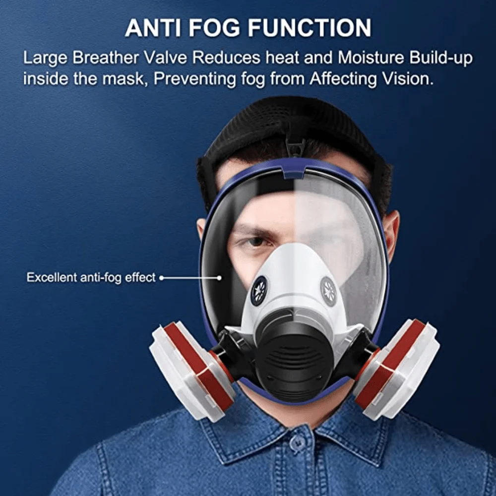 Supply Approved Tactical Smoke Emergency Silicone Additional Filt Full Face Inhaler Gas Maskry