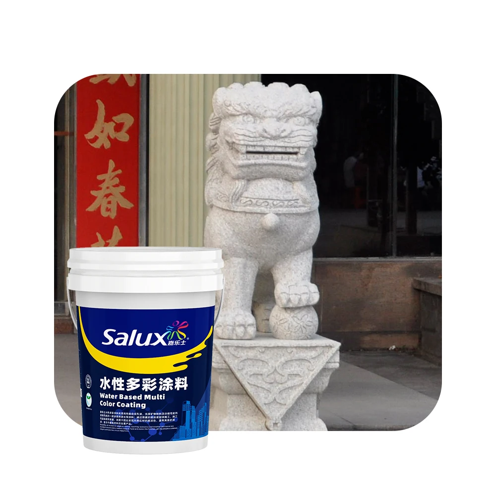 Salux Building Liquid Granite Stone Marble Paint Gamazine Texture Exterior Wall Coating & Paint