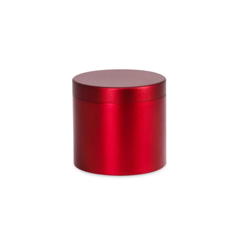 Food Grade 4oz 6oz 8oz Empty Round Candle Tin Tea Coffee Matcha Powder aluminum Jar Cans Packaging Containers With printing