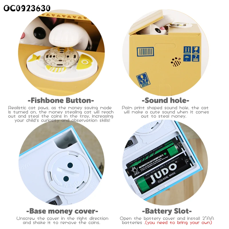 Funny anti stress games money box battery operated toys for children