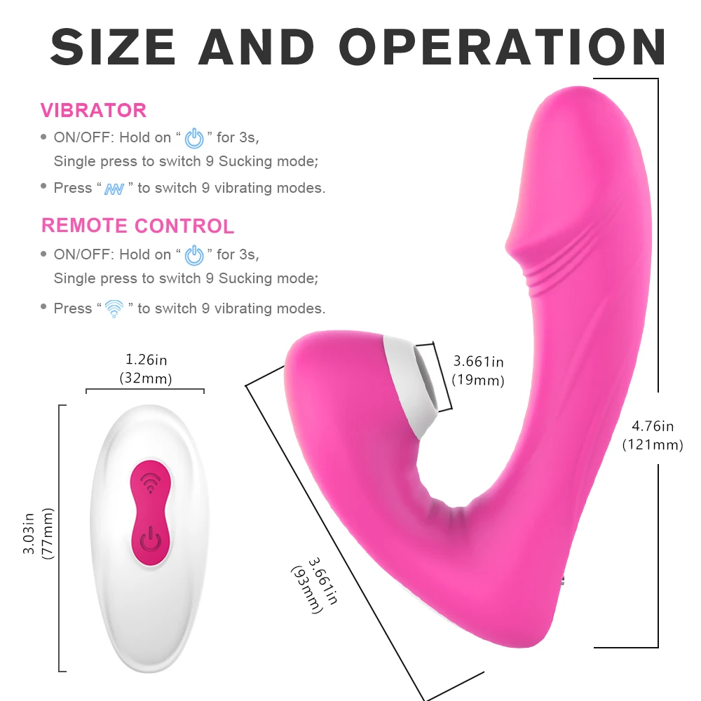 S-HANDE 9 Vibration sex toy female vagina sex toy woman clitoris massage dildo sucking vibrator