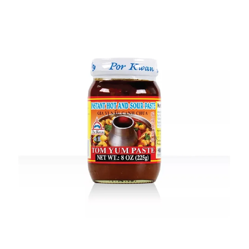 Original Authentic Thai Paste of Seasoning Hot Tom Yum Paste with Shrimp Spicy and Sour Taste for Readt to Eat and Cooking