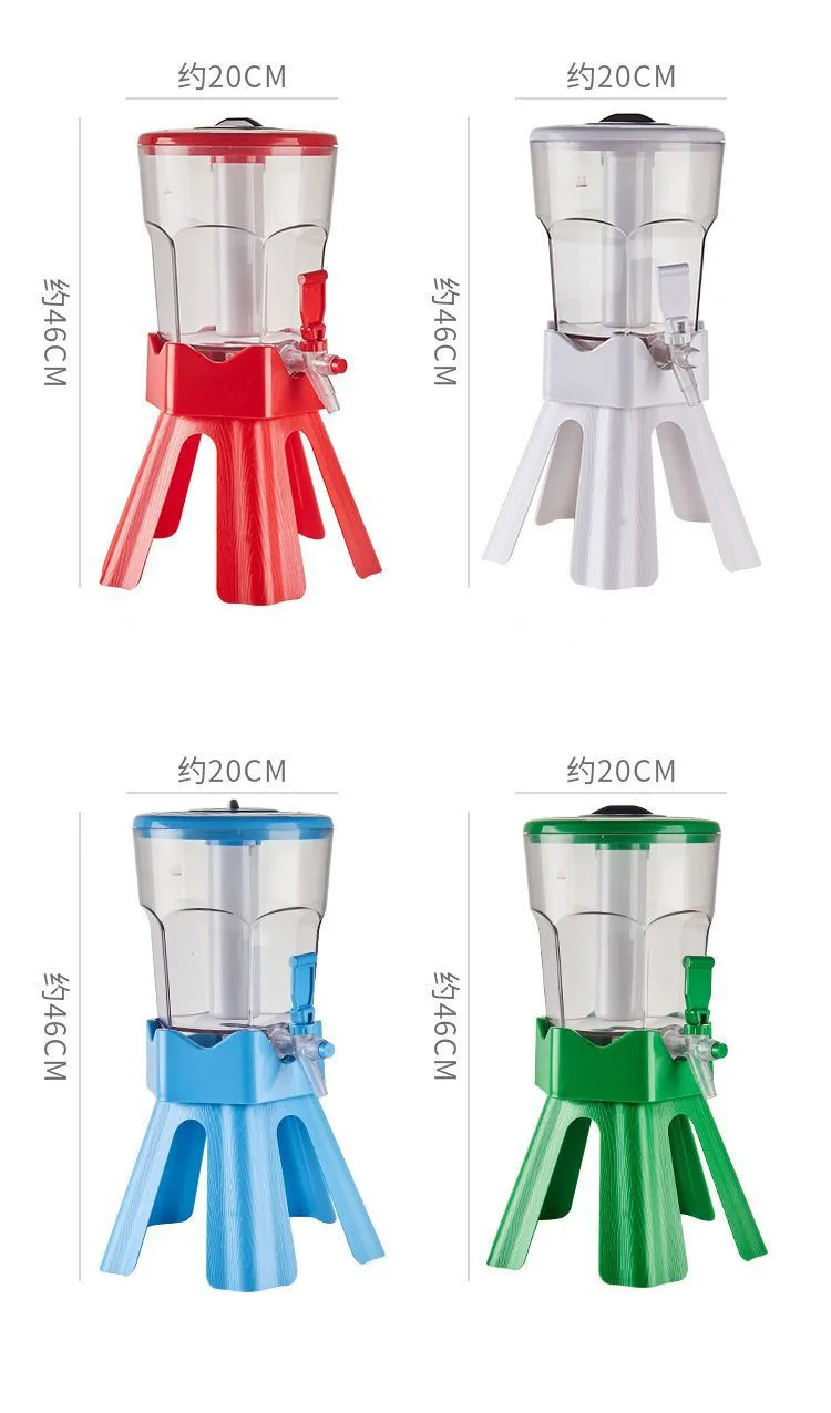 Оптовая продажа, пластиковые банки для пива, 3 л, большие банки для пива большой вместимости, треугольный диспенсер для вина, контейнер для пивных бочек