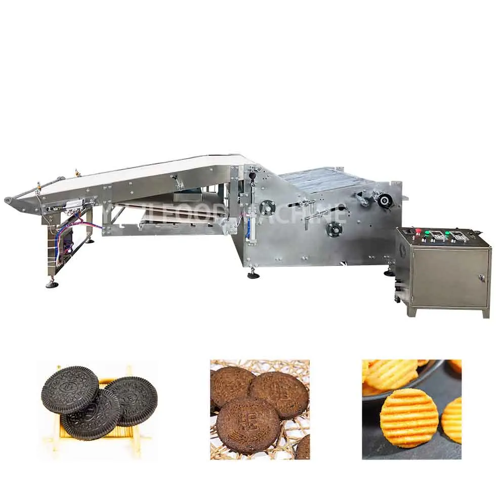 High quality automatic cookie stacker for cookie making production line stacking machine