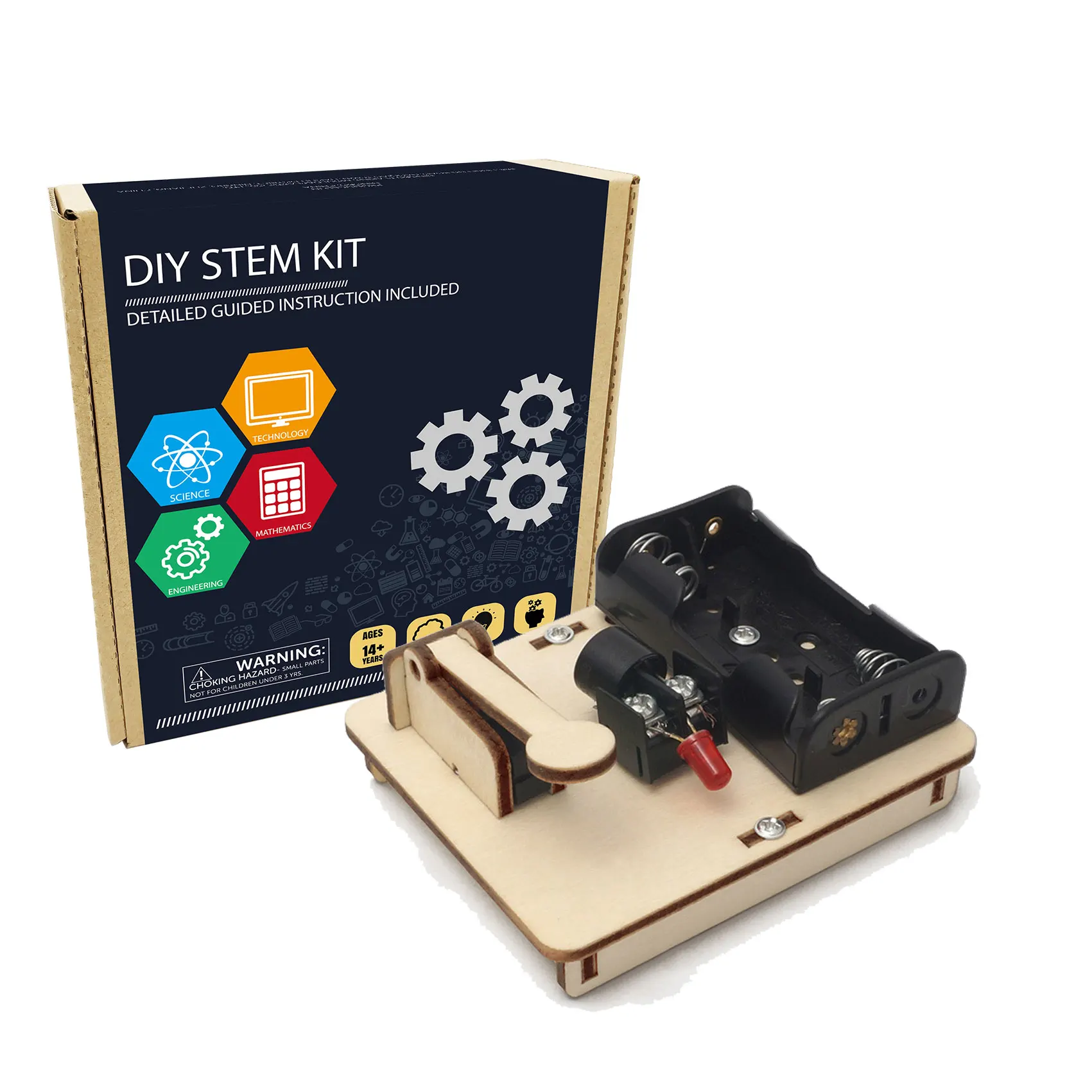 STEM toy DIY 3D wooden telegram  Physical Learning Toy Science Experiments Kits,STEM toy Learning Sets