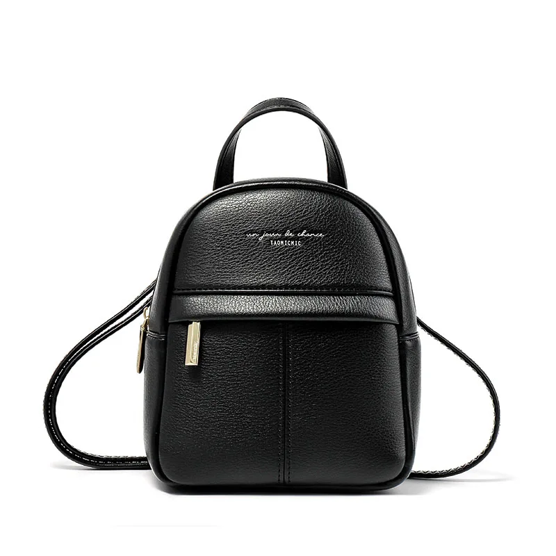 Taomicmic High level Pu leather set  Portable PU Backpack Wholesale Women Leather School Backpack Fashion