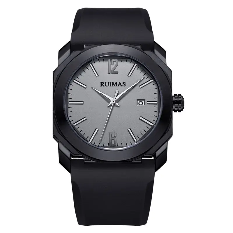 Reloj cuadrado hombre Ruimas наручные часы водонепроницаемые мужские квадратные мужчин который надевается на лучезапястный сустав изготовленным заказ логосом
