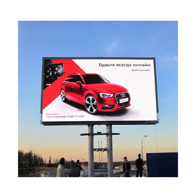 AOWE Digital Advertising Double Sided LED Highway rode side Advertising Large Digital LED Billboards
