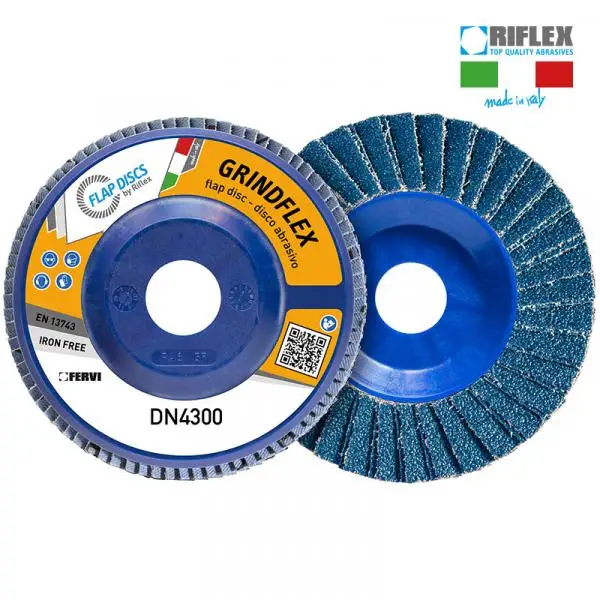 FERVI - DN4300-Z - Grindflex Dual Flap flat disc in zirconium gold