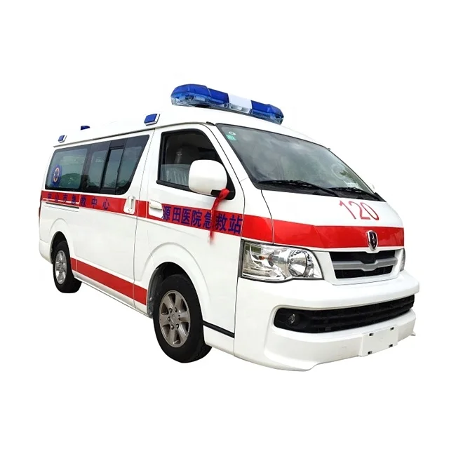 Jinbei brand new small siren ambulance truck for sale