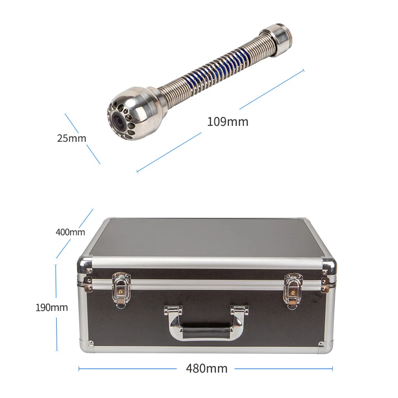 Эндоскоп 1080P HD с поворотной промышленной трубкой, водонепроницаемая профессиональная визуальная камера ночного видения, интеллектуальный детектор обнаружения