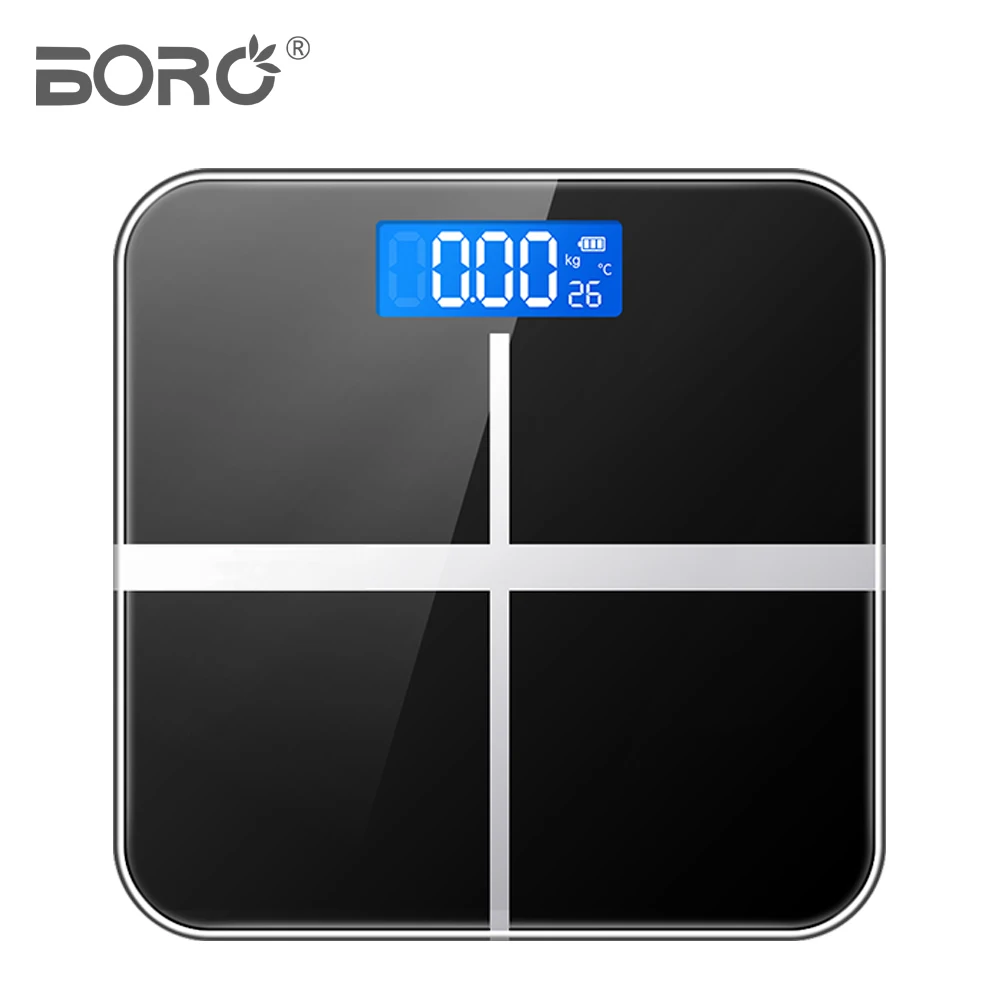 BL-1603 Low Price Tempered Glass Digital Personal Weight 180Kg 396Lb Weighing Household Bathroom Body Scale