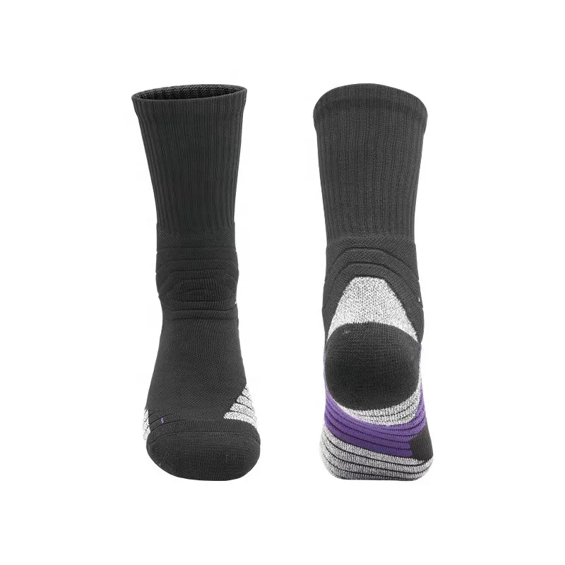 Professional custom logo wholesale elite basketball socks