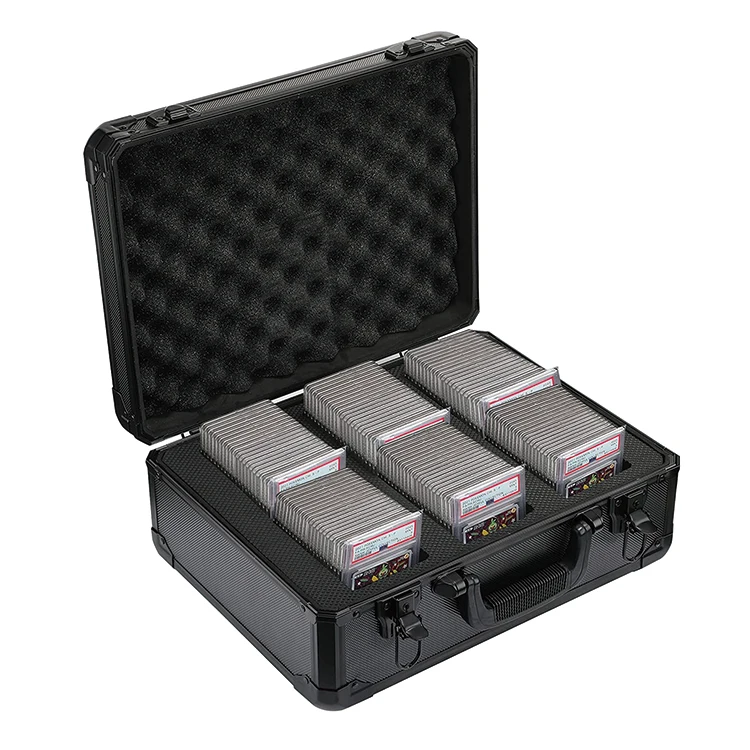 Aluminum Graded Card Slab Case Trading Card Storage Case for PSA Baseball Sports Card