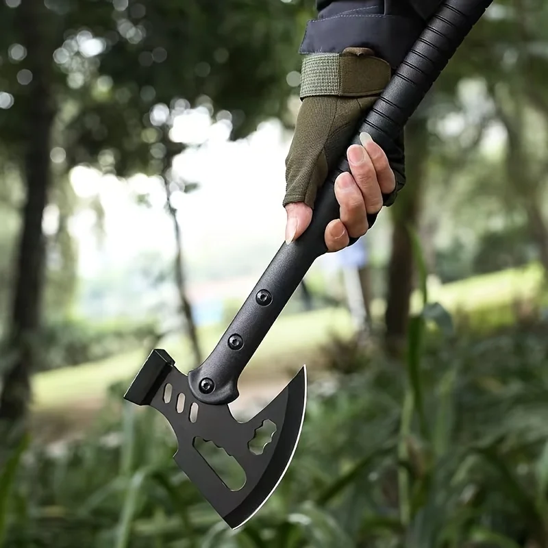 Manufacturer Supplier Compact Durable Multifunctional High Manganese Steel Tactical Axe for Camping Carpentry Outdoor Survival