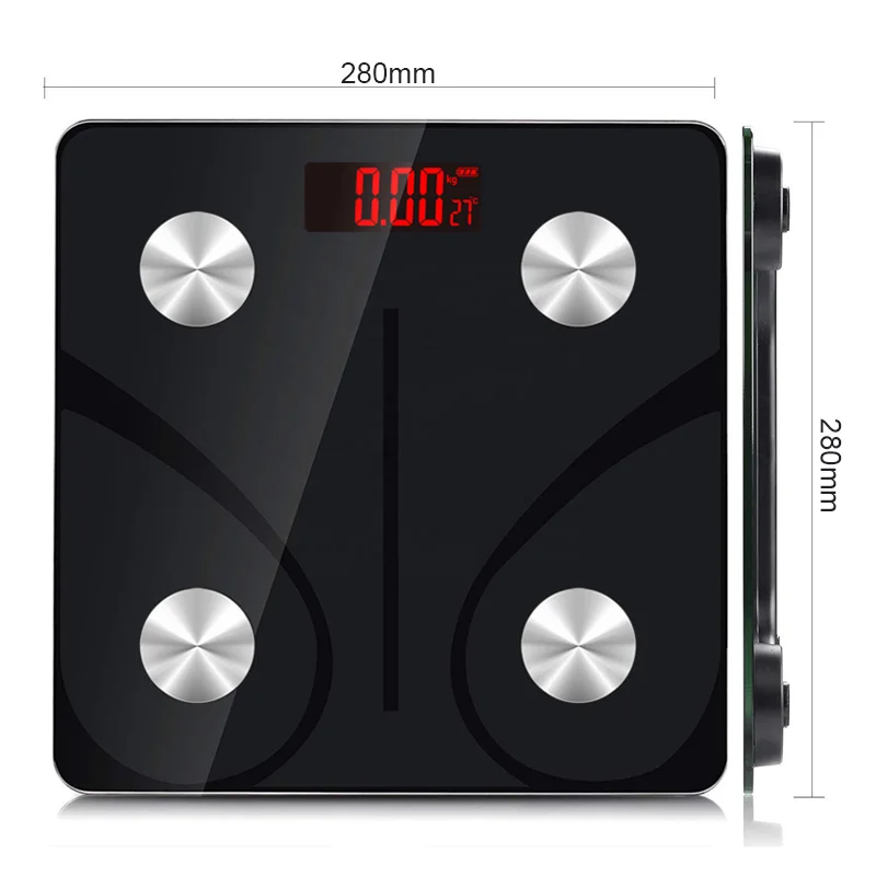 Weighing BMI Smart Scale Digital Wireless Small Electronic Weight Body Fat Scale Bathroom Digital Scale