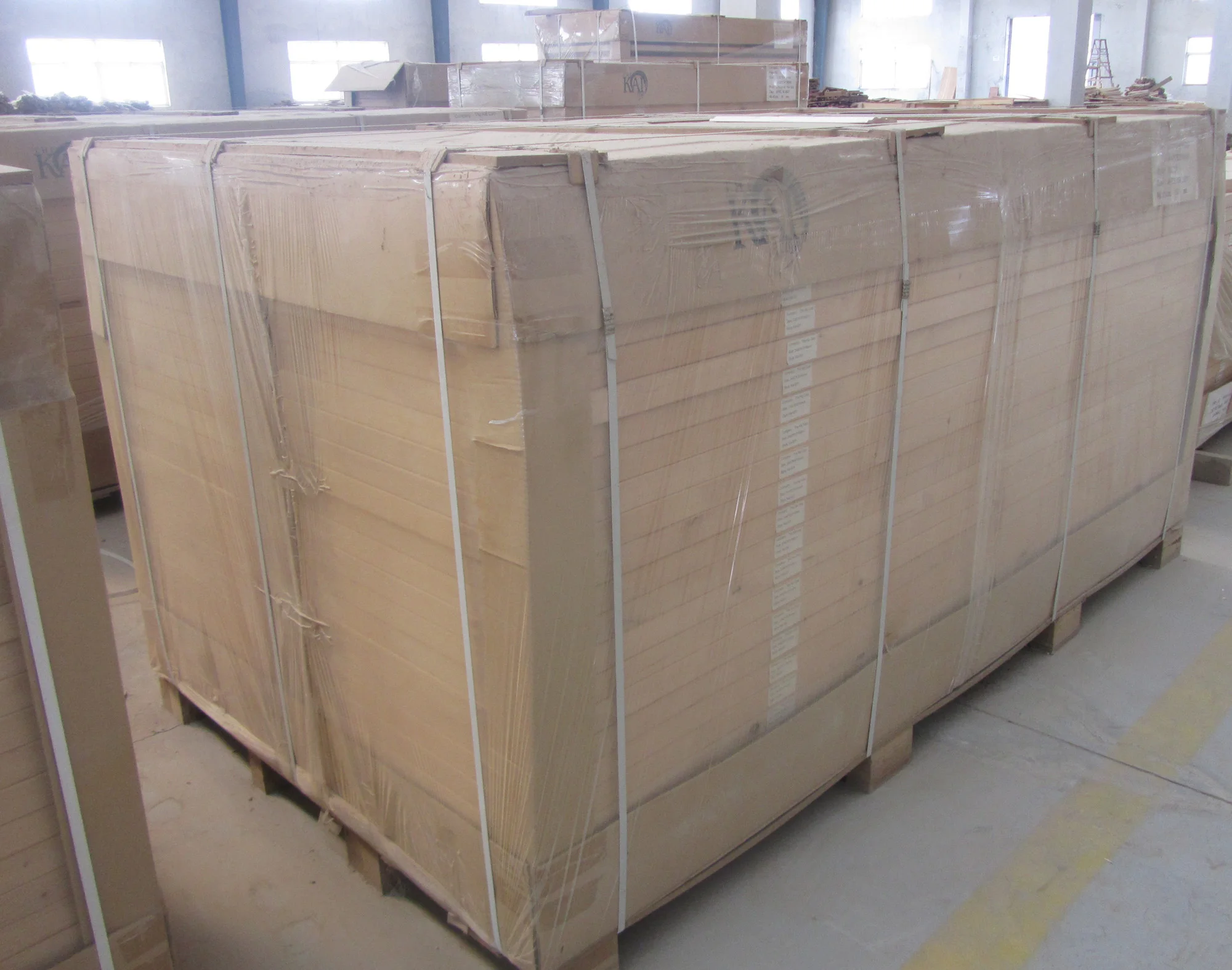 KANGTON Engineered Half Light Oak Door Glazed With Frosted Bevelled Valencia Glass for Apartment / office /Villa