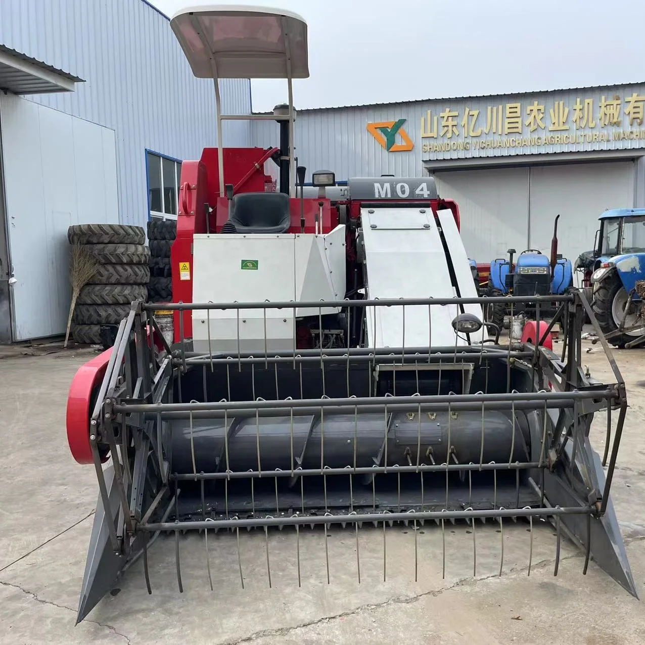 Farm Equipment Mini Combine Corn Harvester machine with Wholesale Price