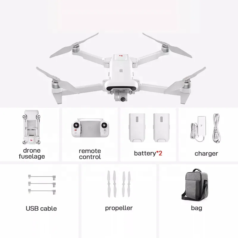  Оригинальный профессиональный Xiaomi FIMI X8SE 2020 8 км FPV Дрон Квадрокоптер с дистанционным управлением глобальной системой спутника обнаружения местоположения 3-осевая Карданная камера 4K Экшн-камера/35 минут