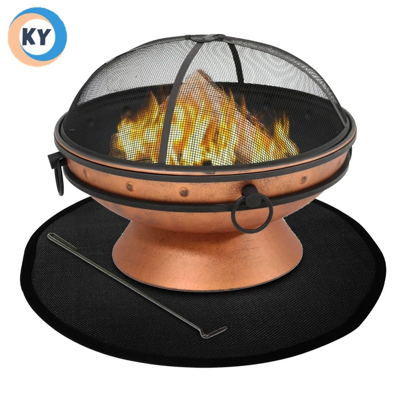 Круглые огнеупорные коврики для гриля