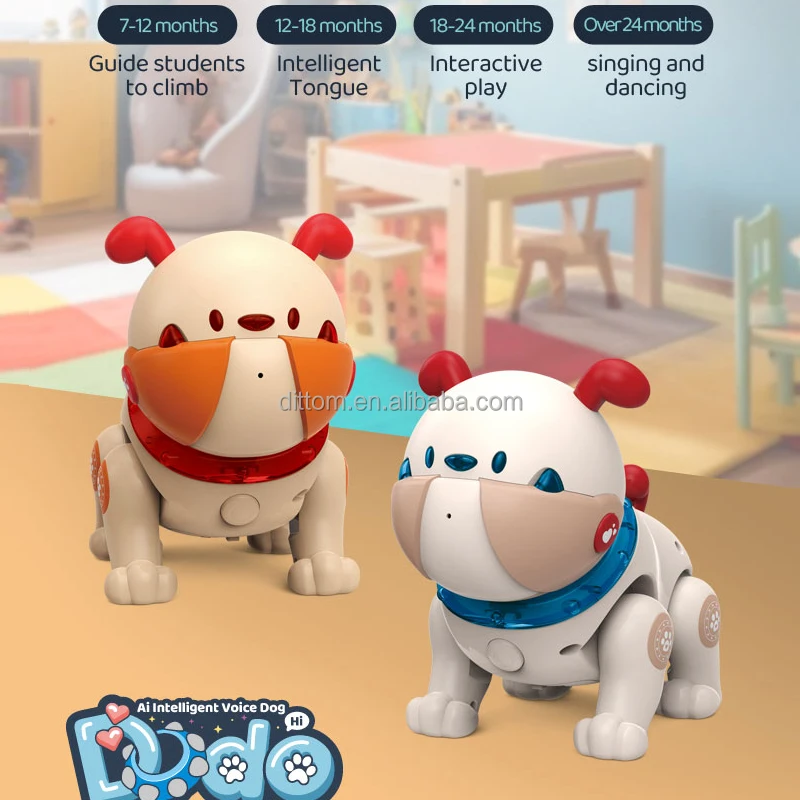 RC Intelligent Dog Touch Sensing Interaction Dancing Singing Pet Baby Early Educational