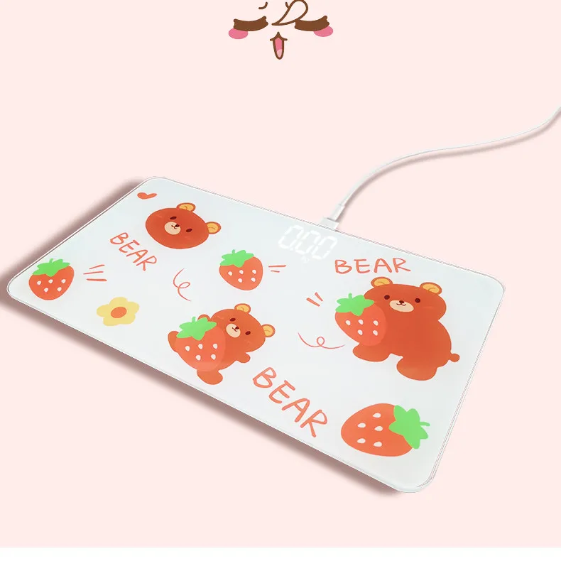 Умные весы цифровые электронные для ванной комнаты